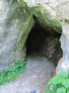 The tunnels on the Stockhorn hike