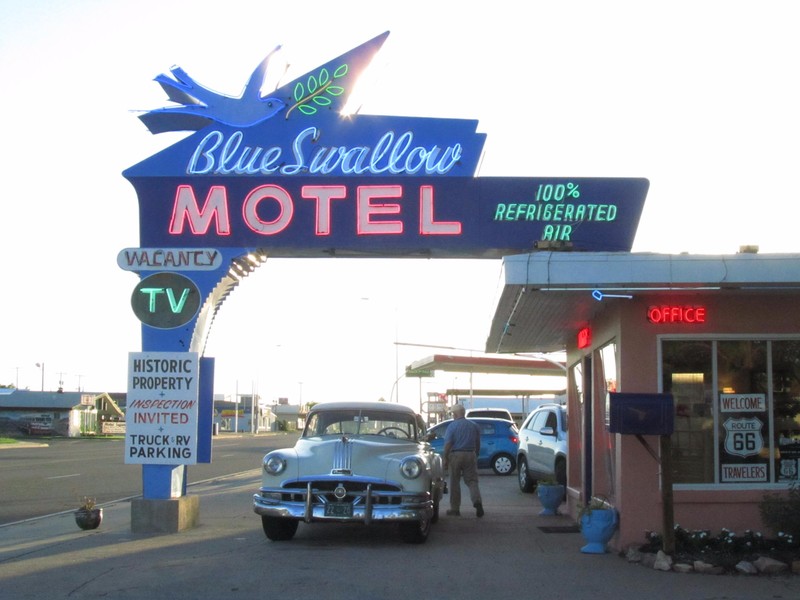 Famous Blue Swallow Motel in Tucumcari