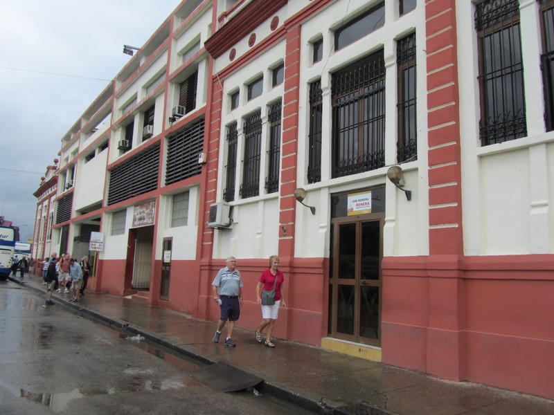 The former site of Barcardi Rum manufactures in Santiago.  