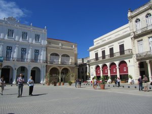 The newly restored Plaza Vieja
