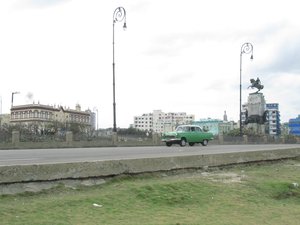 City view and Gen. Maximo Gomez statue