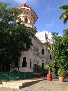 A former palace in Cienfuegos that is now a restaurant.