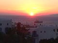 Last sunset over Mykonos