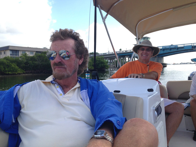  Boating with friends on Sarasota Bay