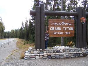 Arriving at Teton National Park