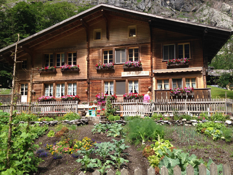 Typical house in Murren