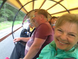 The horse cart ride to Moskie Oko Lake