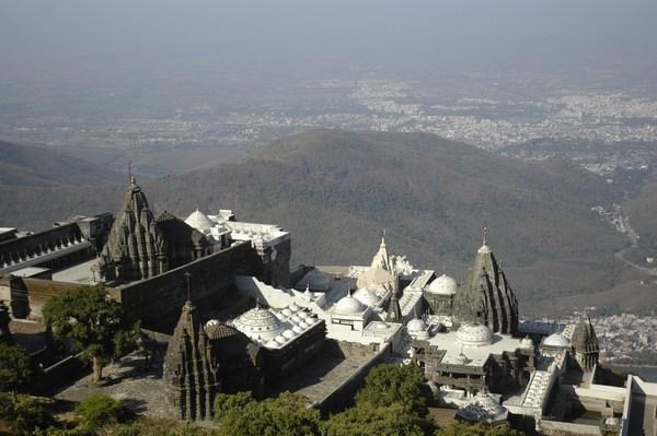 Mt. Girnar temples overlooking Junagadh