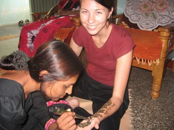 Home crafted mehndi (henna)