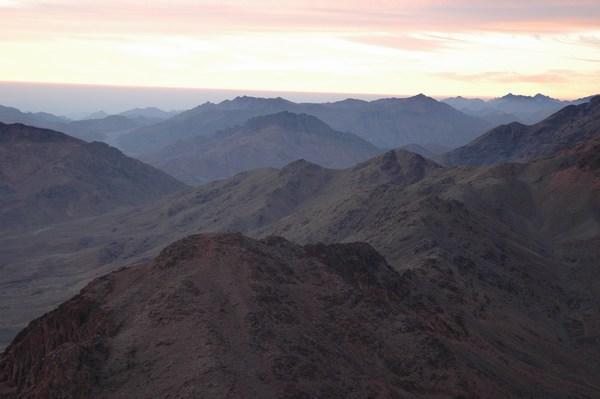 Rolling Sinai Mountain Tops