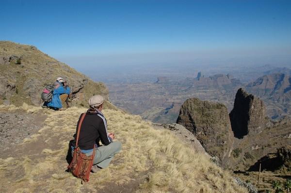 The Simien Mountians, at 12,800 Feet