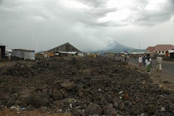 Left to Right: Lightning, Church, Volcano