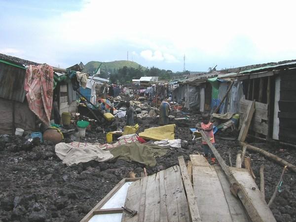 Shanties in Goma