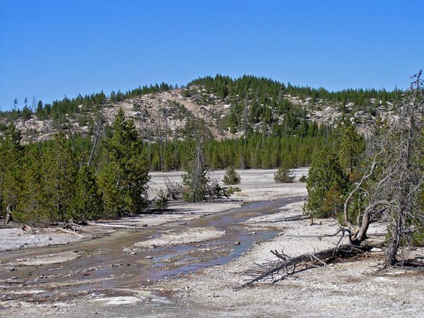 28.) View over Tantalus Creek, Norris Basin, 14/9/08.