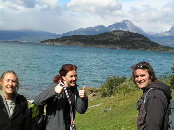 Thumbs up for Hiking in Tierra del Fuego