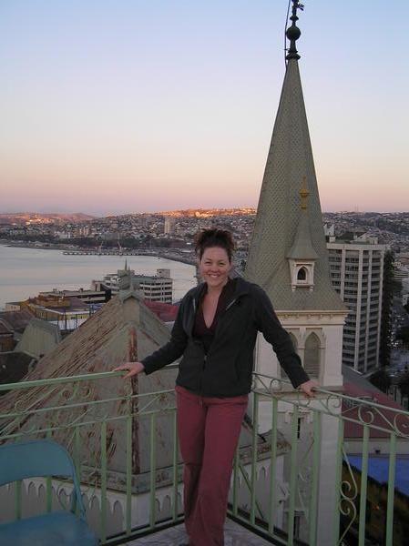 Mandy Overlooking Valparaiso