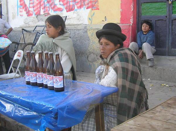 Selling Beer by the Church