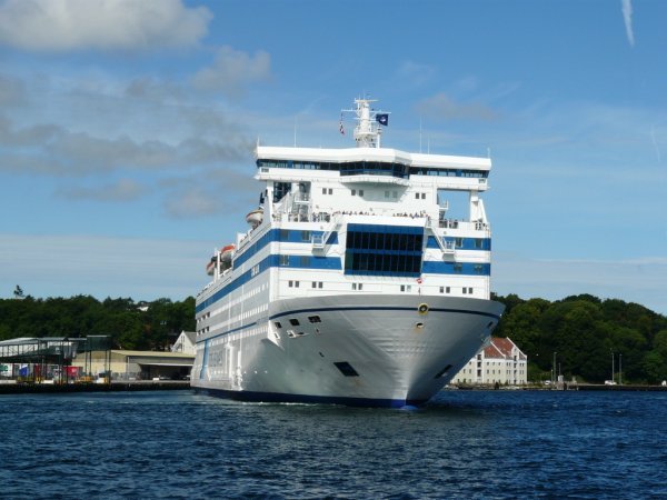 Fähre "Queen of Scandinavia" im Hafen von Stavanger
