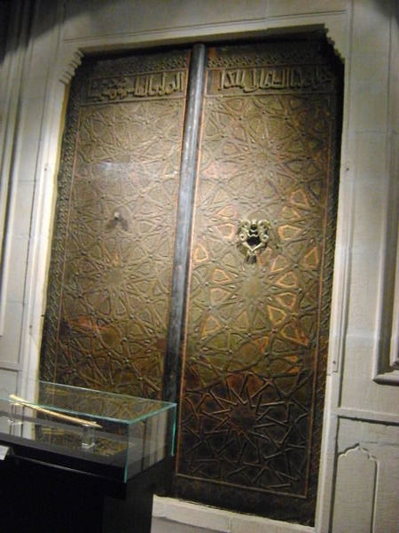 The door of Cizre Great Mosque, Museum of Turkish and Islamic Arts, Istanbul