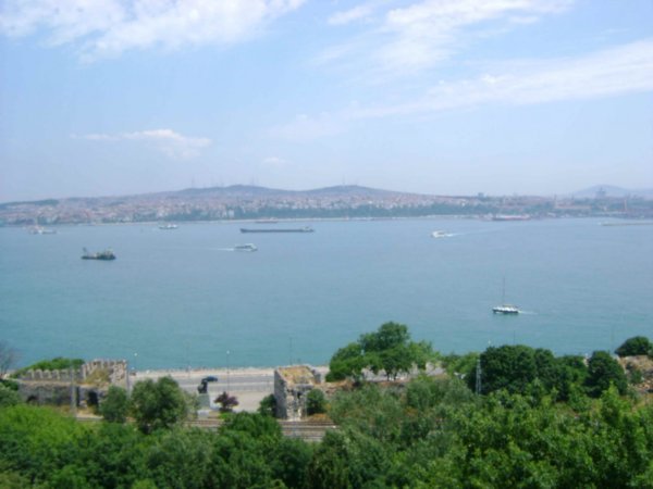 View from Topkapi of Bosphorus