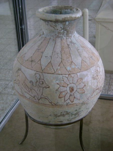 Glazed Ware carafe, Ziwiye, Kurdistan, 1st Mill BC National Museum of Iran, Tehran