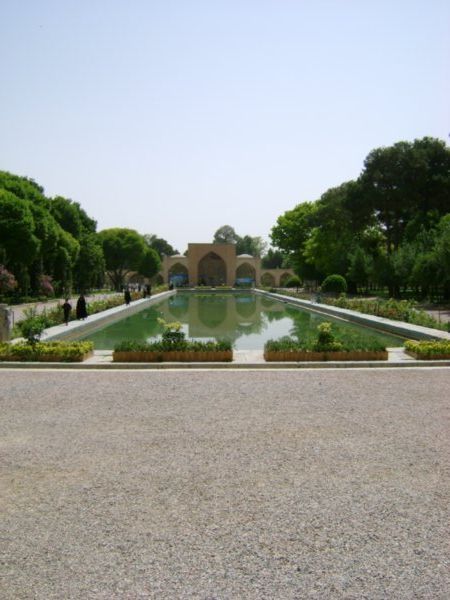 Courtyard, Chehel Sotun Palace, Esfahan
