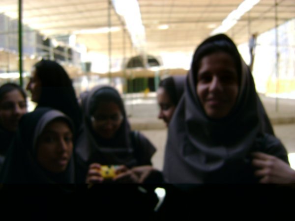 Group of girls, Imam Mosque, Esfahan