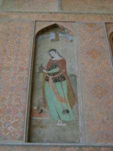 Interior,  Ali Qapu Palace, Esfahan