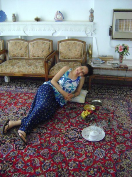 Zahra at home, Shiraz