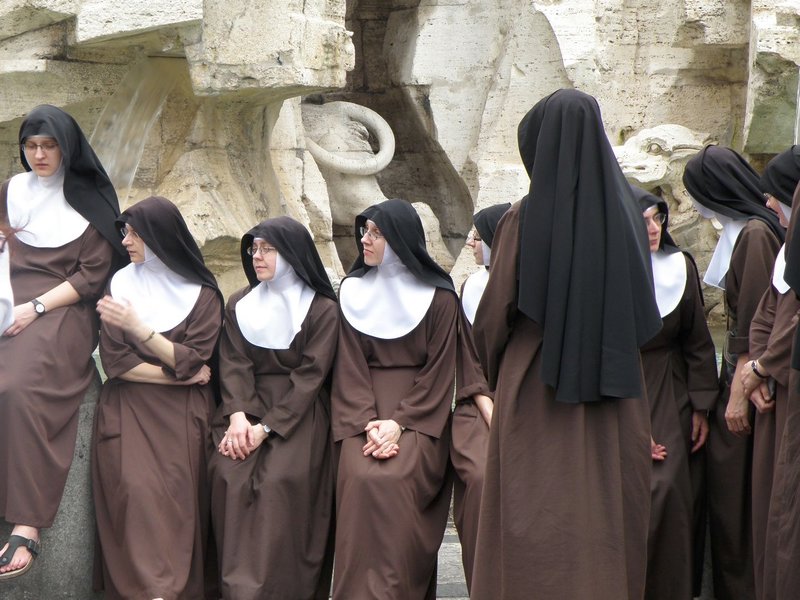 Flock of Nuns