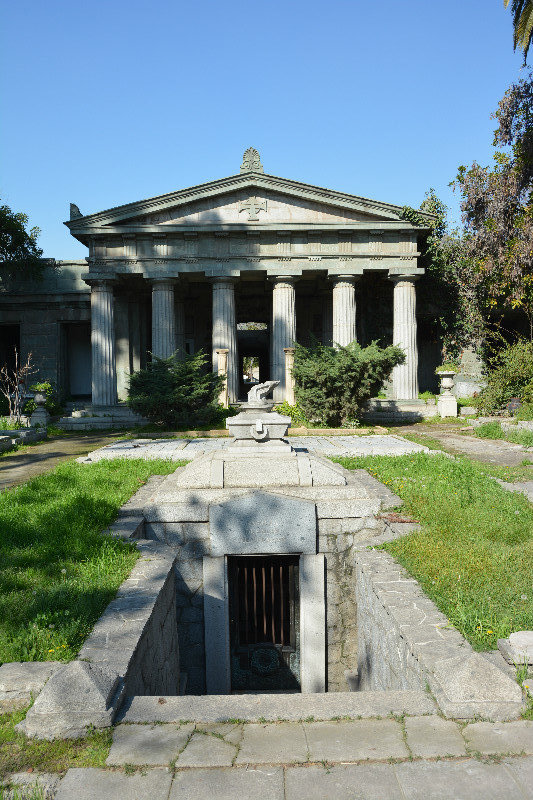 Pretty impressive mausoleums can be found here 