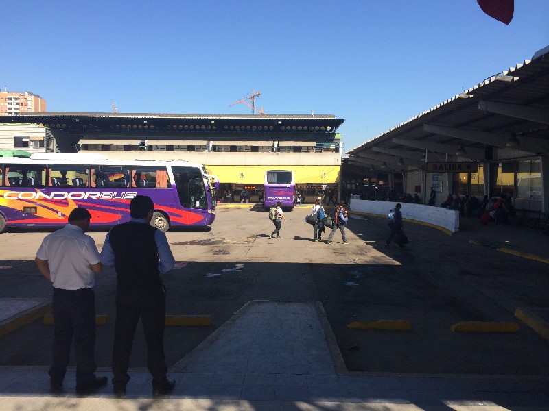 Bus station Santiago