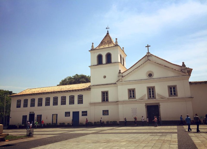 Patio do Colegio, where the city were founded by Jesuit priests