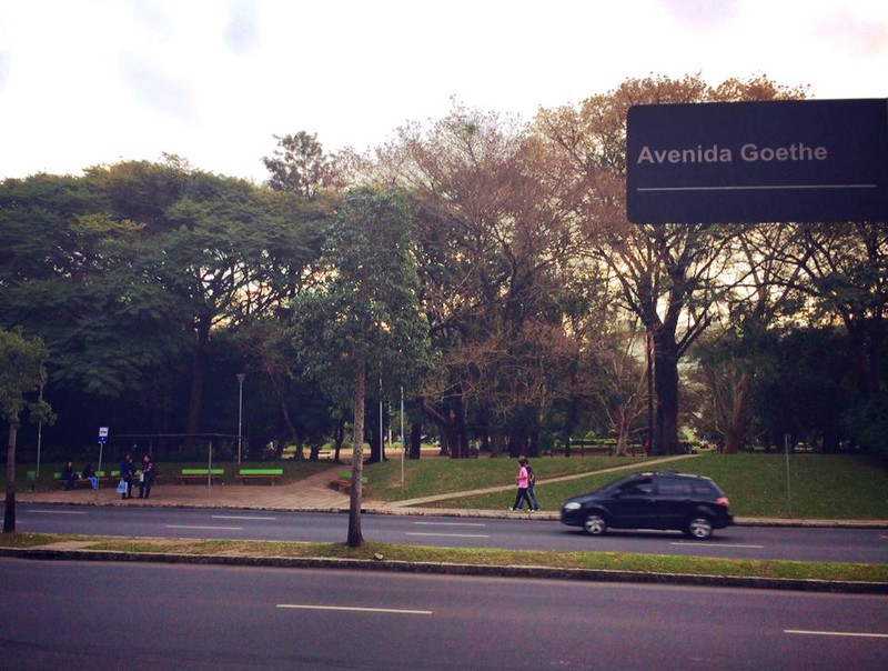 Goethe Avenue - one of the main streets -  Porto Alegre