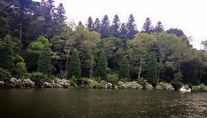 Lago Negro in Gramado with trees donated from the Black Forest in Germany in the 30s