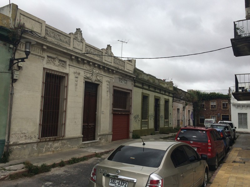Old houses in Montevideo
