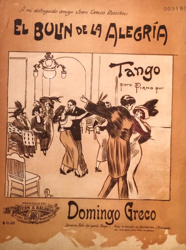 Old Tango poster - Buenos Aires
