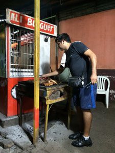 Street food in Ciudad del Este