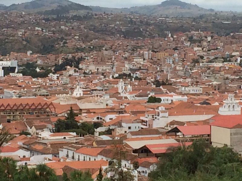 Sucre from above