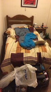 Hostel bed in Potosi