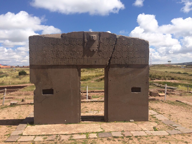 Inca ruins at Tiwanako