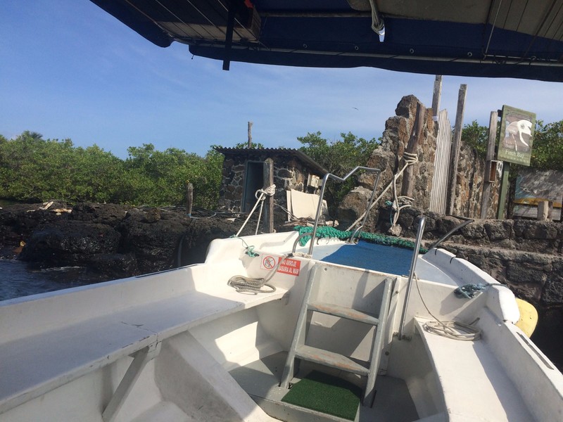 Boat trip on Galapagos