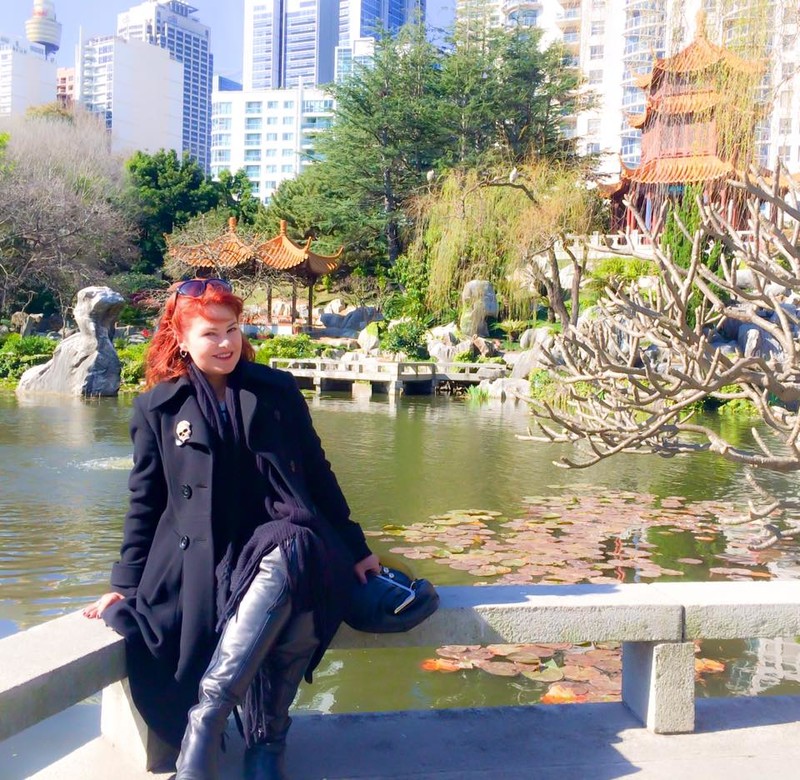 Carla at the Japanese Garden in Sydney