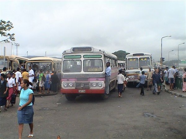 The Suva Bus stop