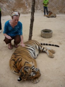 Me with sleepy tiger