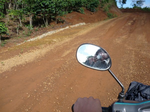 Me taking photo in wing mirror!