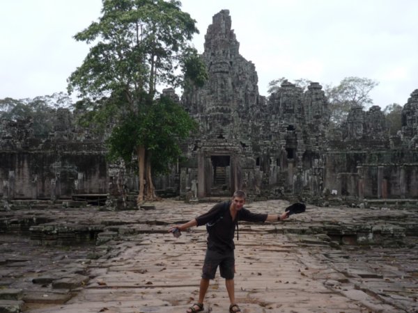 Mike with Bayon