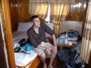 Cabin on Halong Bay boat