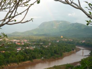 View from Mt Phousi Hill, Luang Prabang, Laos