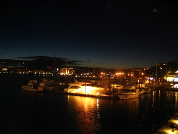 Inner Harbour At Night